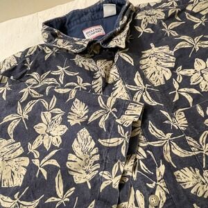 Bugle Boy Company XXL Mens Short Sleeve‎ Floral Shirt Button Down Casual Vintage